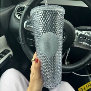 Starbucks Silver Studded 24oz Cold Cup